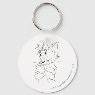 Tom und Jerry on Head Schlüsselanhänger