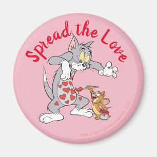 Tom und Jerry Painting Valentinhörer Magnet