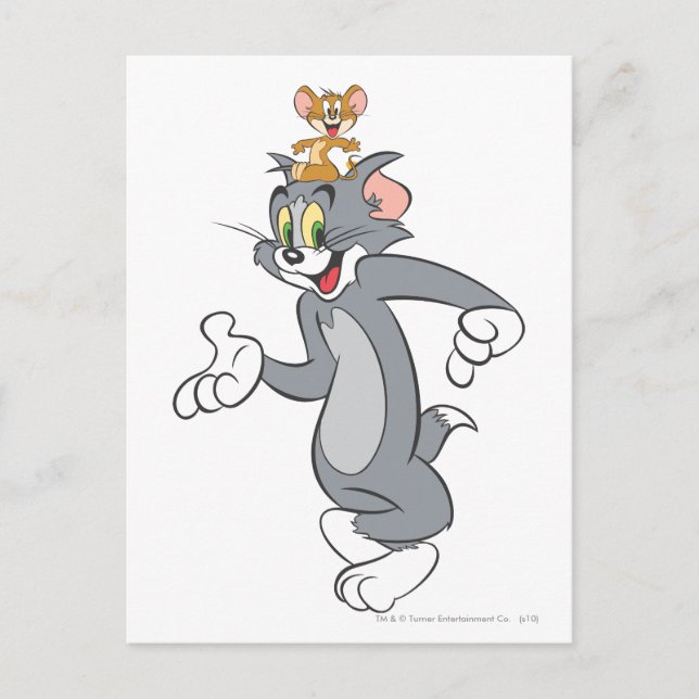 Tom und Jerry Pair Postkarte (Vorderseite)