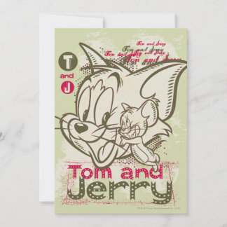Tom und Jerry Pink und Green