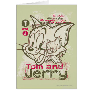Tom und Jerry Pink und Green