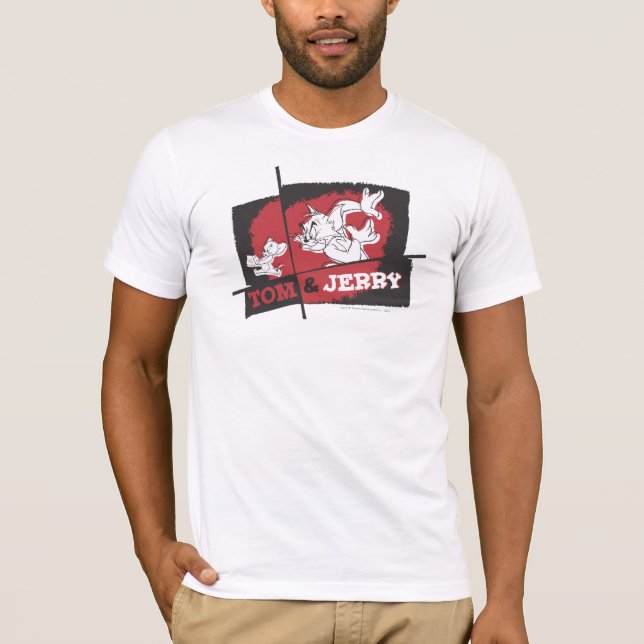Tom und Jerry Red und Black T-Shirt (Vorderseite)