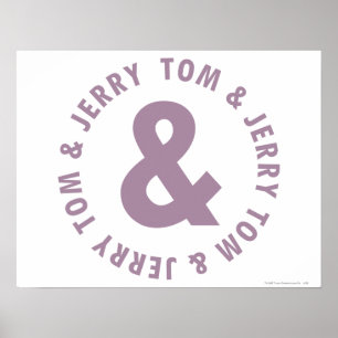 Tom und Jerry Round-Logo 10 Poster
