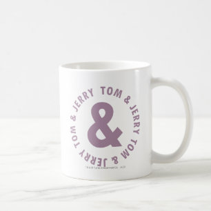 Tom und Jerry Round-Logo 10 Tasse