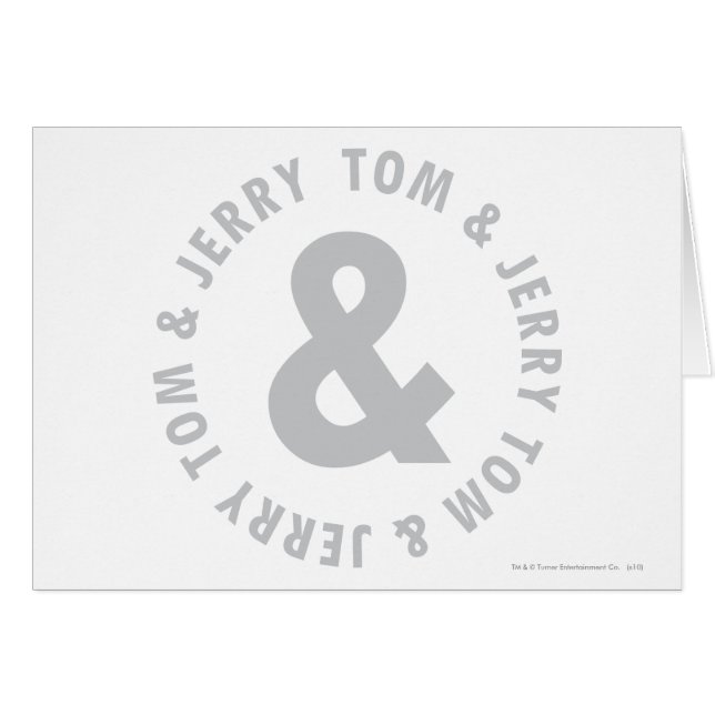 Tom und Jerry Round-Logo 2 (Vorderseite (Horizontal))