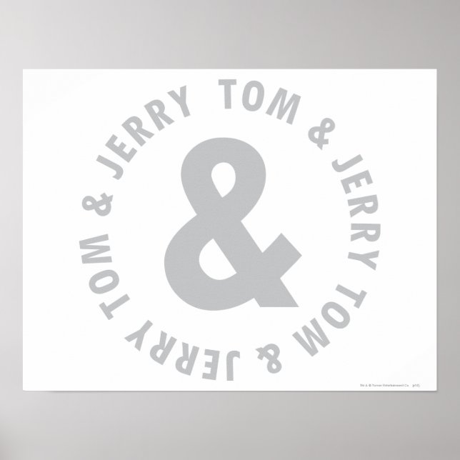 Tom und Jerry Round-Logo 2 Poster (Vorne)