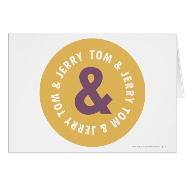 Tom und Jerry Round-Logo 3 (Vorderseite (Horizontal))