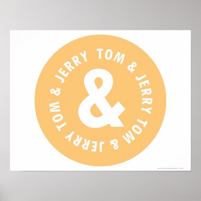 Tom und Jerry Round-Logo 5 Poster (Vorne)
