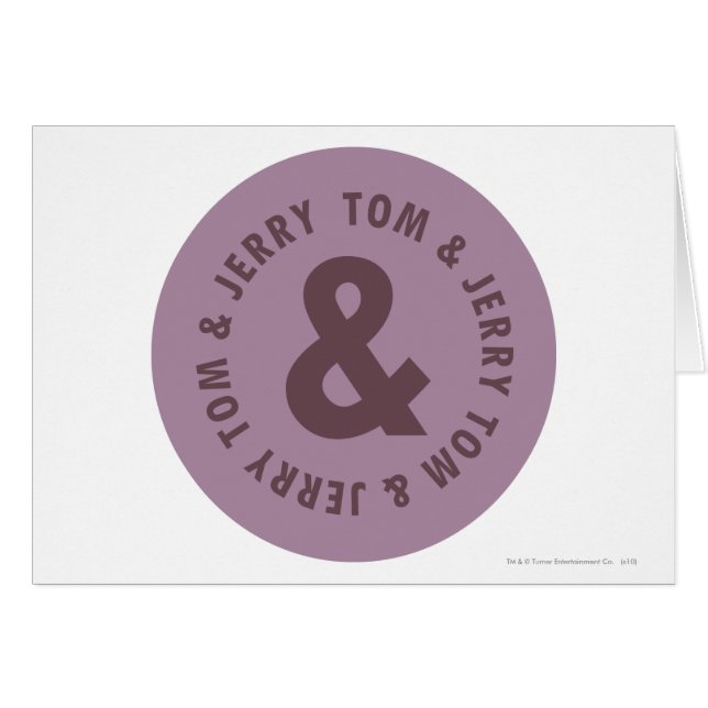Tom und Jerry Round-Logo 7 (Vorderseite (Horizontal))