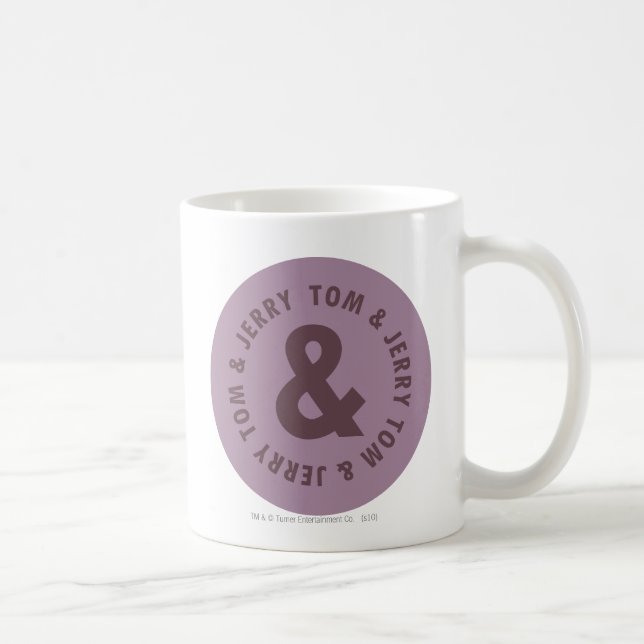Tom und Jerry Round-Logo 7 Kaffeetasse (Rechts)