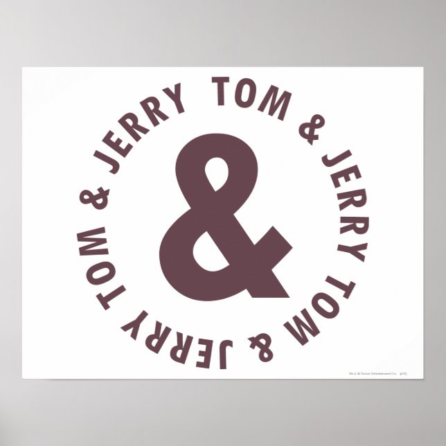 Tom und Jerry Round-Logo 8 Poster (Vorne)