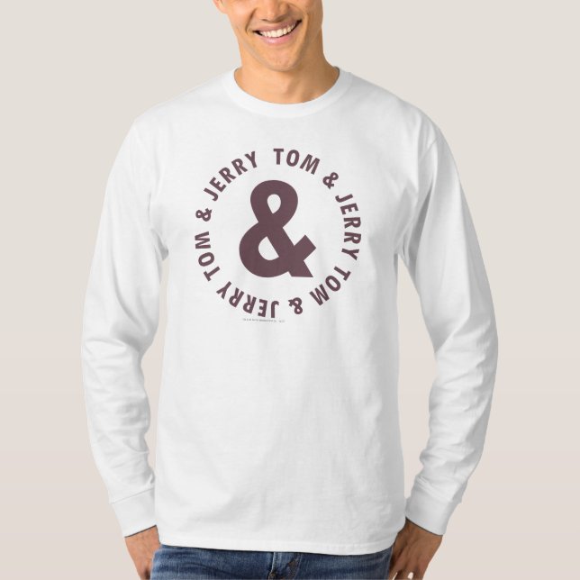 Tom und Jerry Round-Logo 8 T-Shirt (Vorderseite)