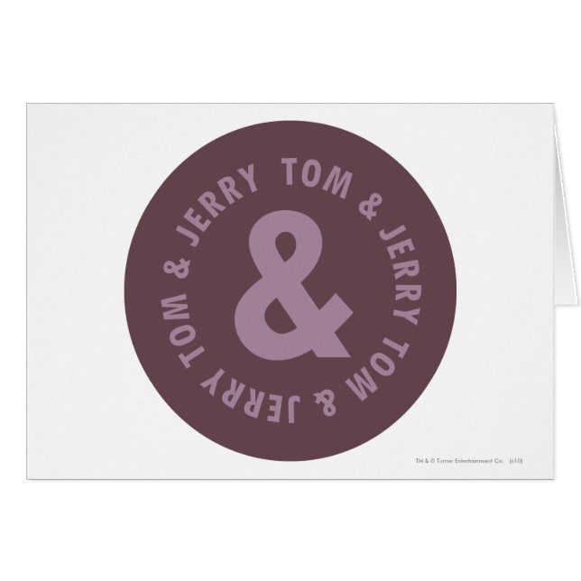 Tom und Jerry Round-Logo 9 (Vorderseite (Horizontal))