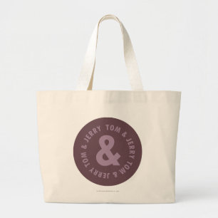 Tom und Jerry Round-Logo 9 Jumbo Stoffbeutel