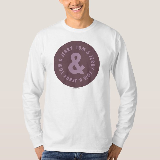 Tom und Jerry Round-Logo 9 T-Shirt (Vorderseite)