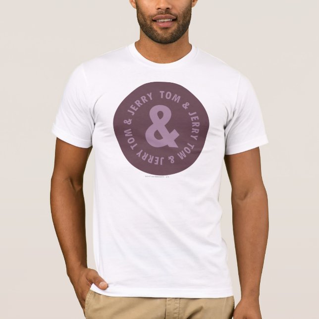 Tom und Jerry Round-Logo 9 T-Shirt (Vorderseite)
