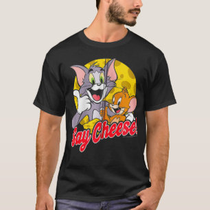 Tom und Jerry sagen Käse Portrait Zip T-Shirt