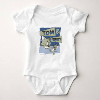 Tom und Jerry Scaredey Mouse Baby Strampler
