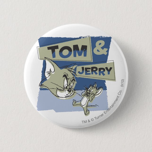 Tom und Jerry Scaredey Mouse Button (Vorderseite)