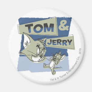 Tom und Jerry Scaredey Mouse Magnet
