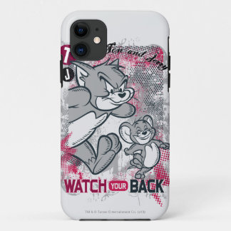 Tom und Jerry sehen sich den Rücken an Case-Mate iPhone Hülle