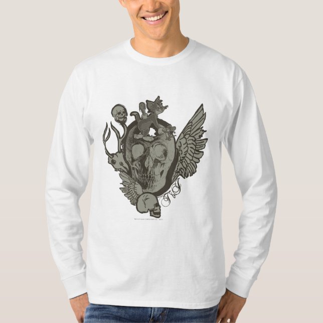 Tom und Jerry Skull T-Shirt (Vorderseite)
