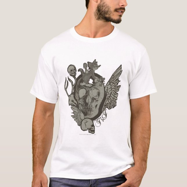 Tom und Jerry Skull T-Shirt (Vorderseite)