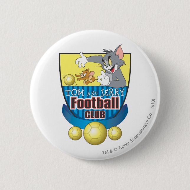Tom und Jerry Soccer (Fußball) 5 Button (Vorderseite)