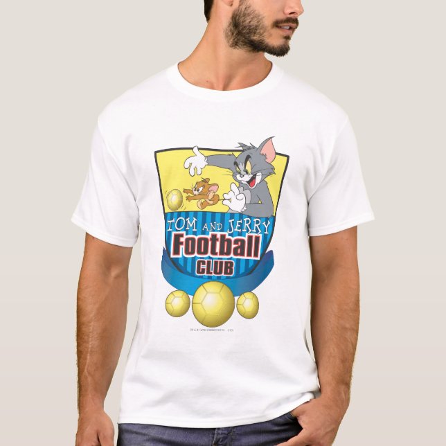 Tom und Jerry Soccer (Fußball) 5 T-Shirt (Vorderseite)