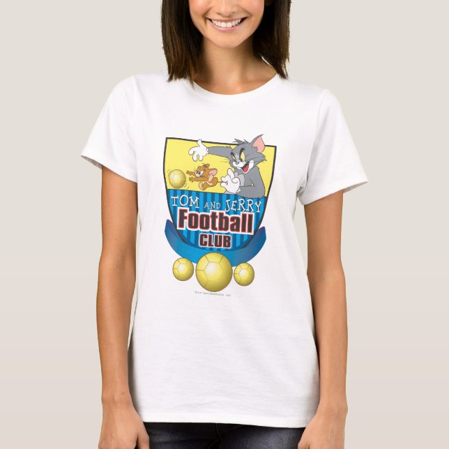 Tom und Jerry Soccer (Fußball) 5 T-Shirt (Vorderseite)