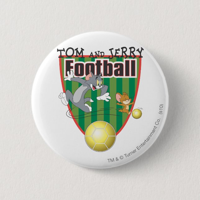 Tom und Jerry Soccer (Fußball) 6 Button (Vorderseite)