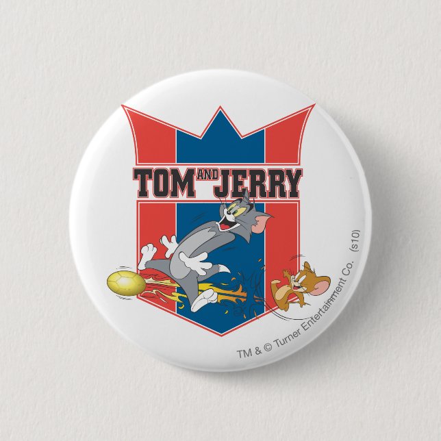 Tom und Jerry Soccer (Fußball) 7 Button (Vorderseite)