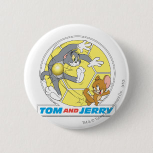 Tom und Jerry Soccer (Fußball) 8 Button