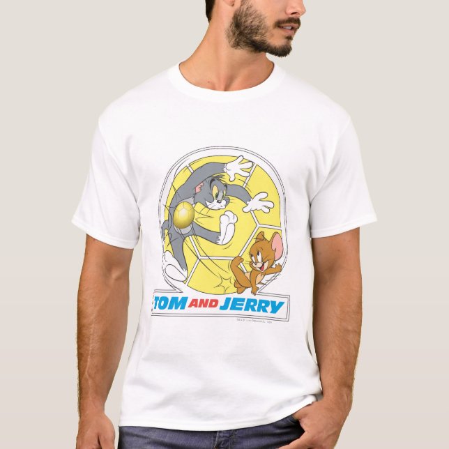 Tom und Jerry Soccer (Fußball) 8 T-Shirt (Vorderseite)