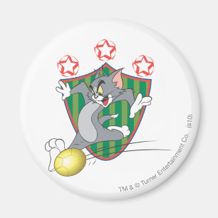 Tom und Jerry Soccer (Fußball) 9 Magnet
