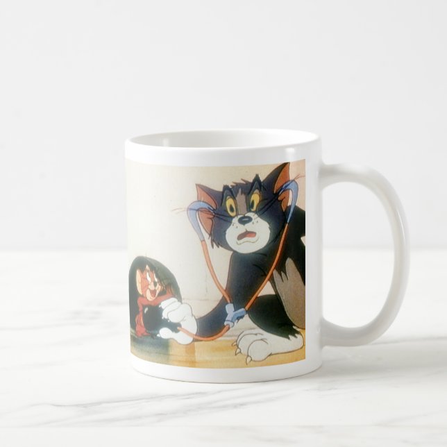 Tom und Jerry Stethescope Kaffeetasse (Rechts)