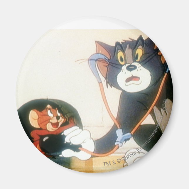 Tom und Jerry Stethescope Magnet (Vorne)