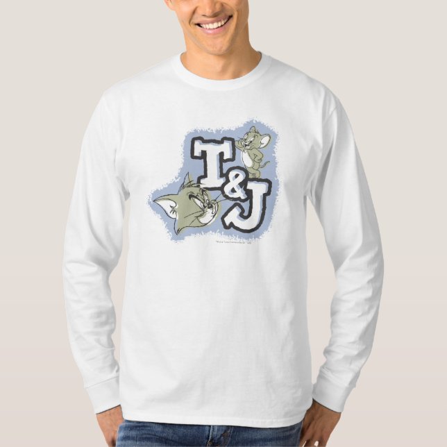 Tom und Jerry T&J Logo T-Shirt (Vorderseite)