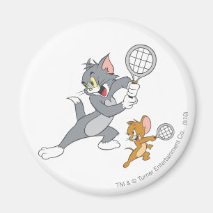 Tom und Jerry Tennis Stars 1 Magnet