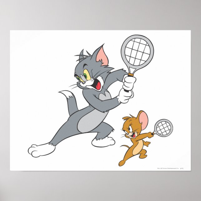 Tom und Jerry Tennis Stars 1 Poster (Vorne)
