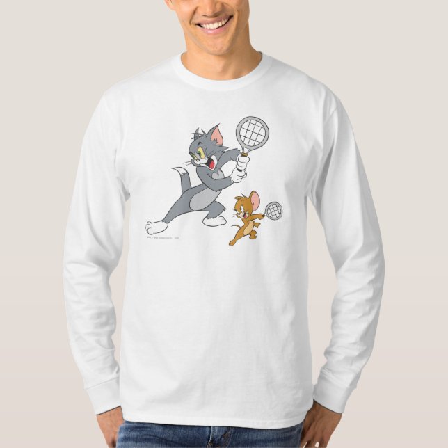 Tom und Jerry Tennis Stars 1 T-Shirt (Vorderseite)
