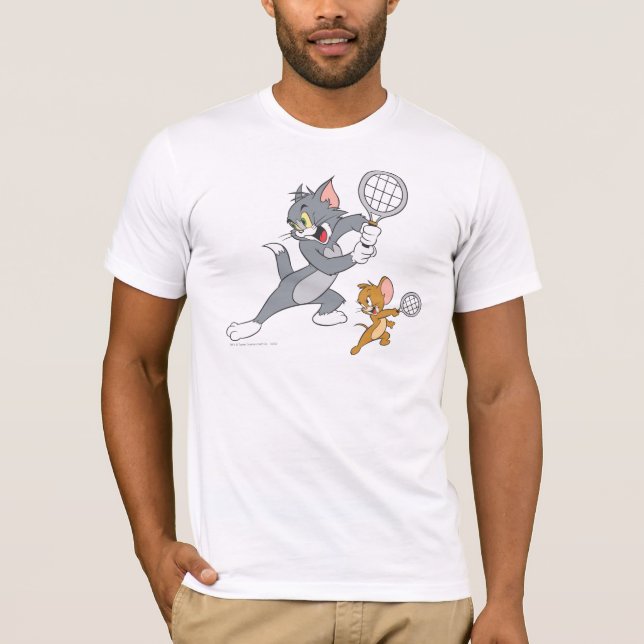 Tom und Jerry Tennis Stars 1 T-Shirt (Vorderseite)