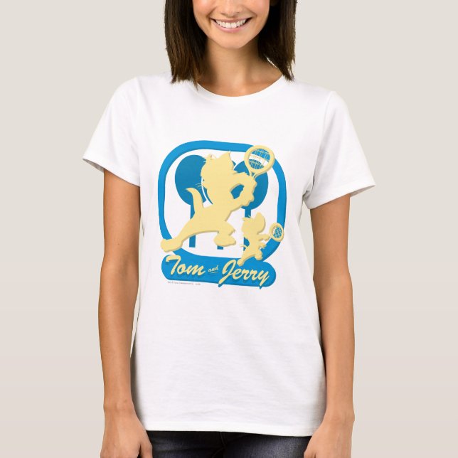 Tom und Jerry Tennis Stars 3 T-Shirt (Vorderseite)