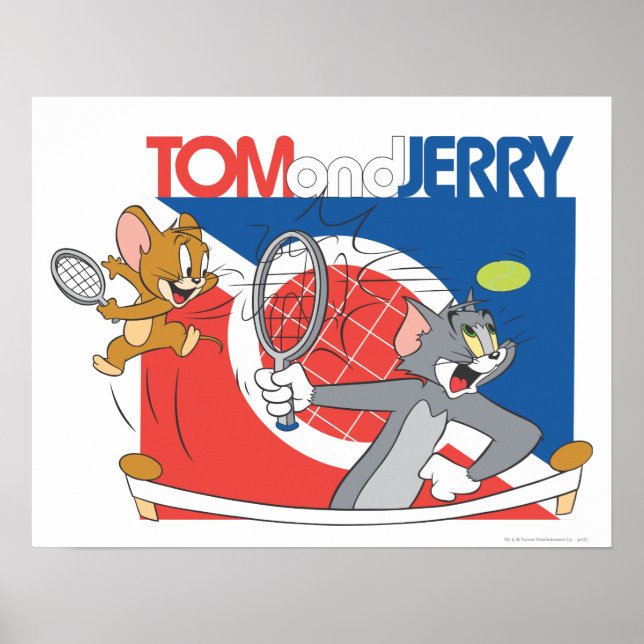Tom und Jerry Tennis Stars 4 Poster (Vorne)