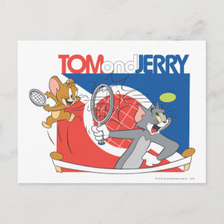 Tom und Jerry Tennis Stars 4 Postkarte
