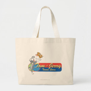 Tom und Jerry Tennis Stars 6 Jumbo Stoffbeutel