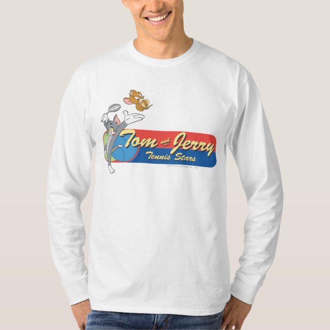 Tom und Jerry Tennis Stars 6 T-Shirt (Vorderseite)