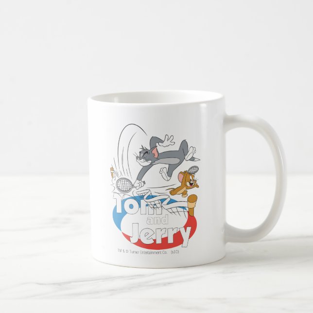 Tom und Jerry Tennis Stars 7 Tasse (Rechts)