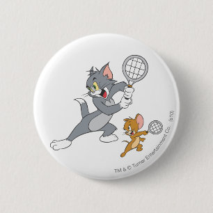 Tom- und Jerry-Tennisstars 1 Button