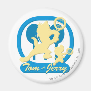 Tom- und Jerry-Tennisstars 3 Magnet